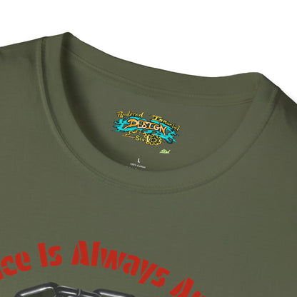Viking Warrior T-Shirt — "Violence Is Always An Option" / "Save Me A Seat In Valhalla"
