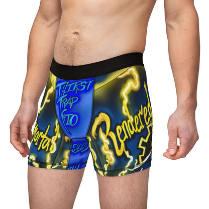 Thirst Trap Trio Boxers, Colorful AOP Underwear, Fun Boxer Shorts, Streetwear Inspired, Unique Gifts for Him, Thirst Trap