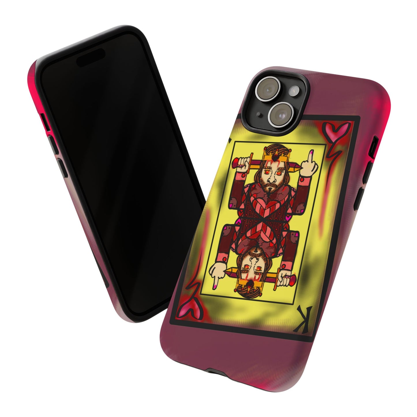 Playing Card Phone Case - Tough Cases with King Design