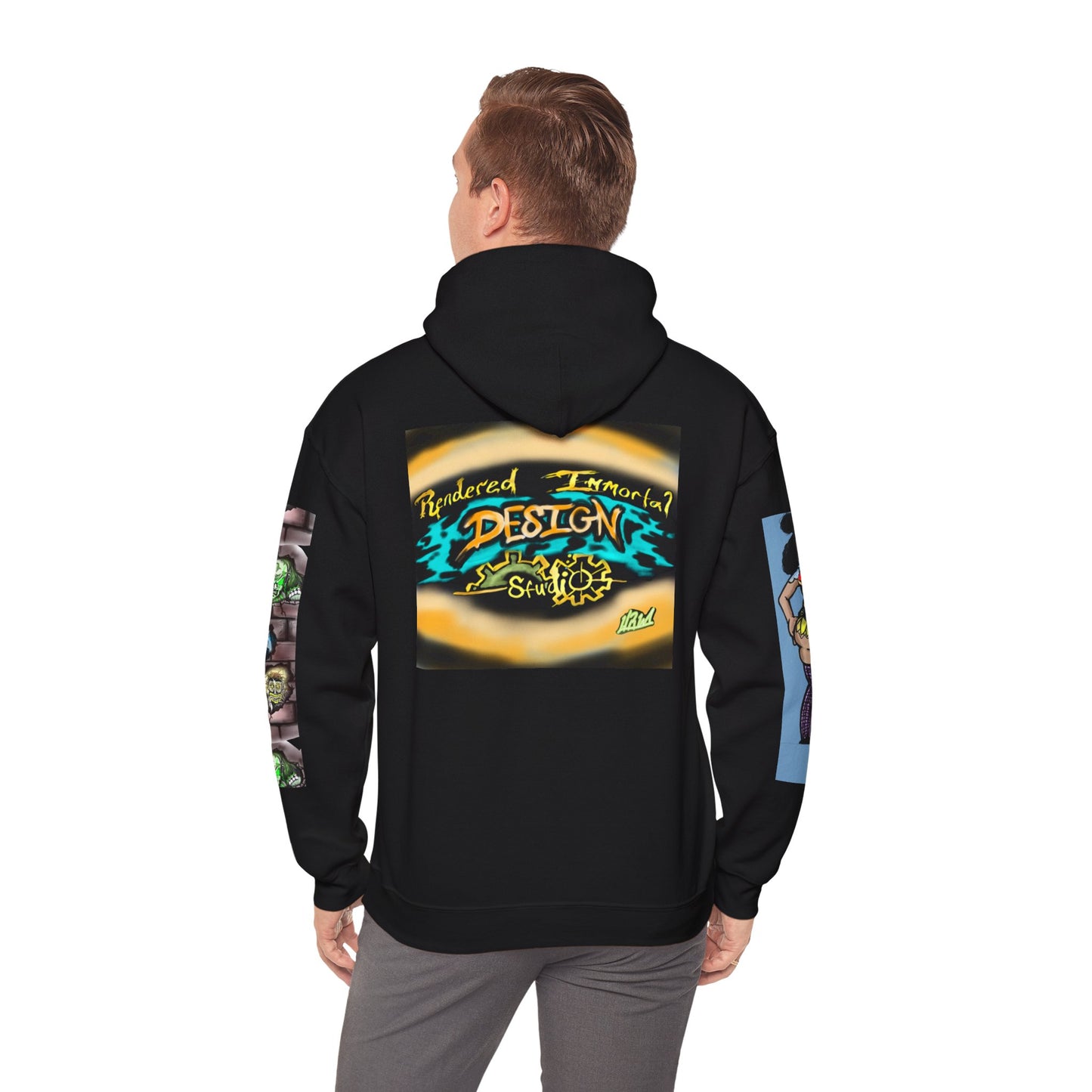 Urban Graphic Hoodie - Streetwear,Custom Hoodie, Unisex Gift, Art Apparel, Casual Fashion