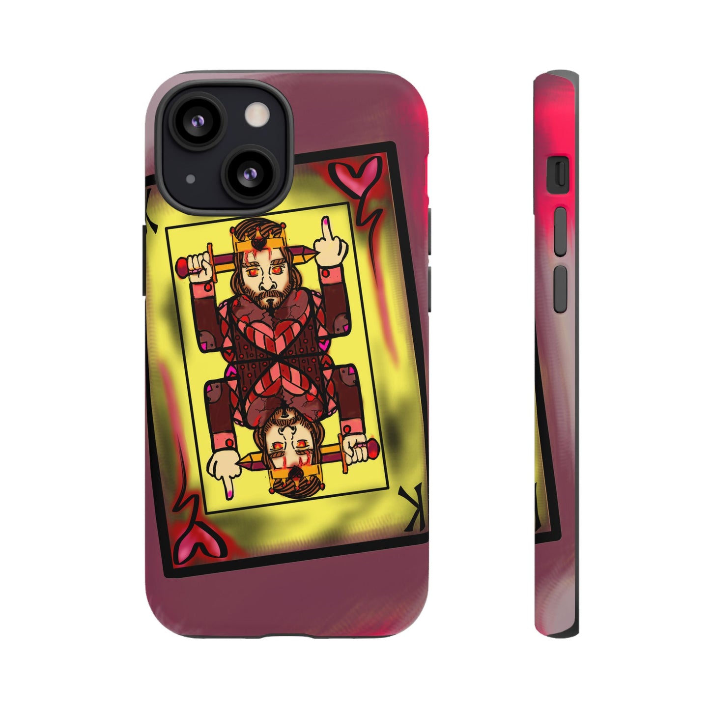Playing Card Phone Case - Tough Cases with King Design