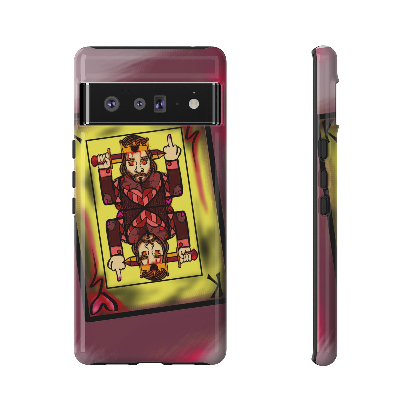 Playing Card Phone Case - Tough Cases with King Design