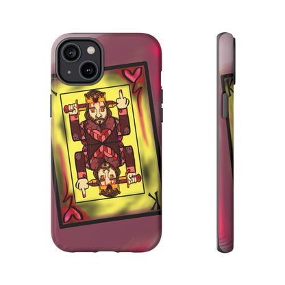 Playing Card Phone Case - Tough Cases with King Design