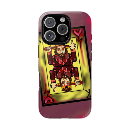 Playing Card Phone Case - Tough Cases with King Design