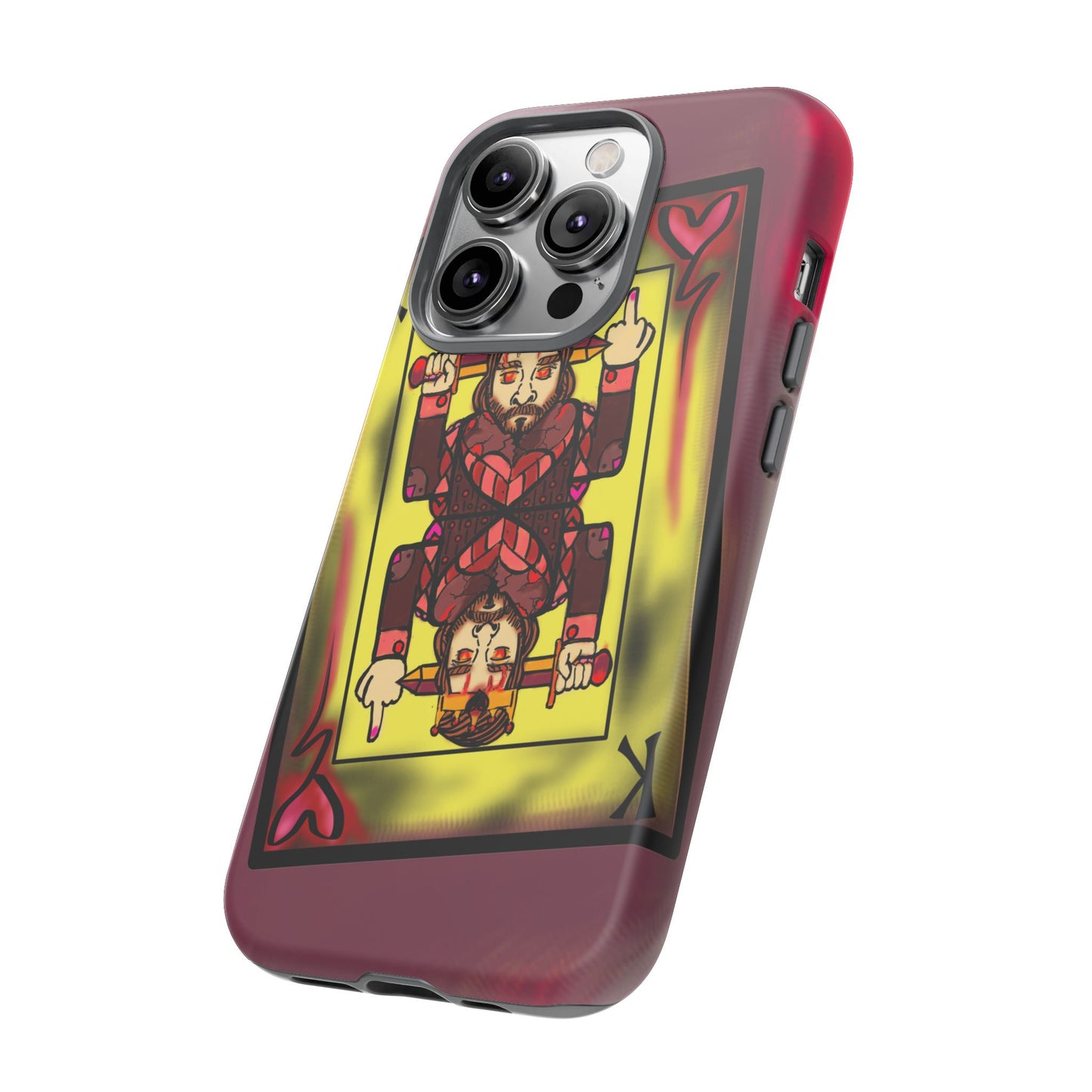 Playing Card Phone Case - Tough Cases with King Design