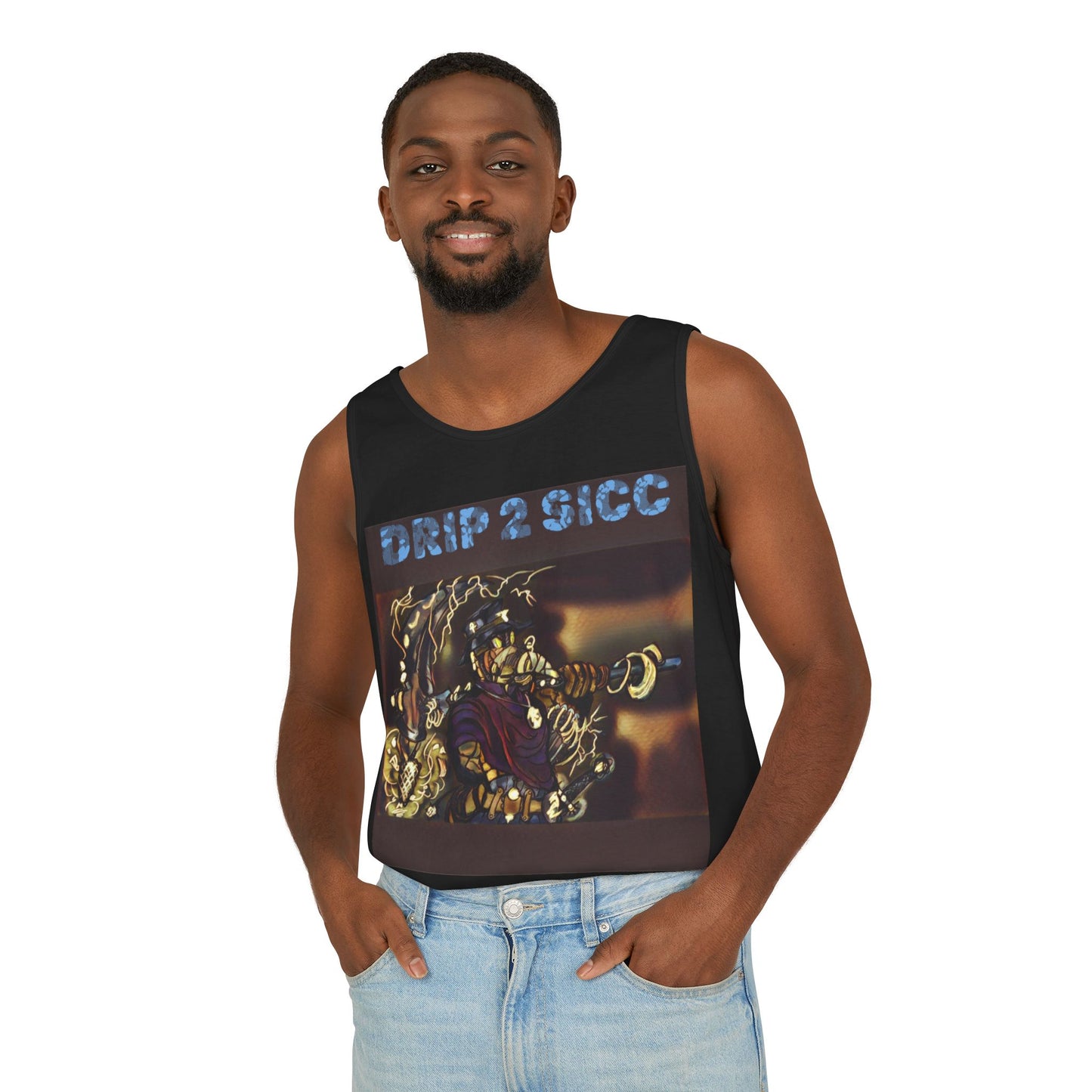 Drip 2 Sicc Unisex Tank Top, Graphic Tank, Summer Wear, Casual Shirt, Trendy Apparel, Festival Outfit