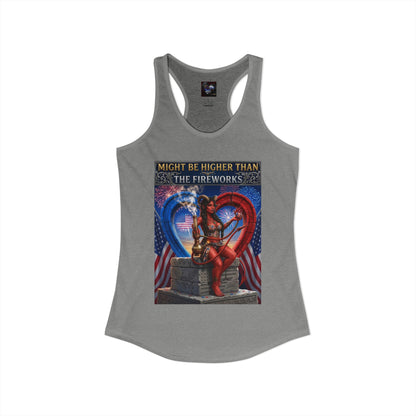 Women's 4th of July Racerback Tank