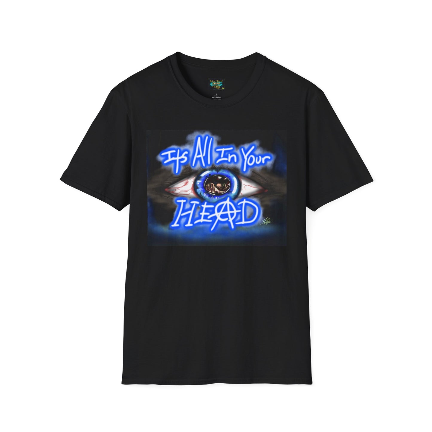 It's All In Your Head Graphic T-Shirt, Unisex Softstyle Tee, Perfect for Gift, Casual Wear, Spiritual Vibe, Everyday Comfort