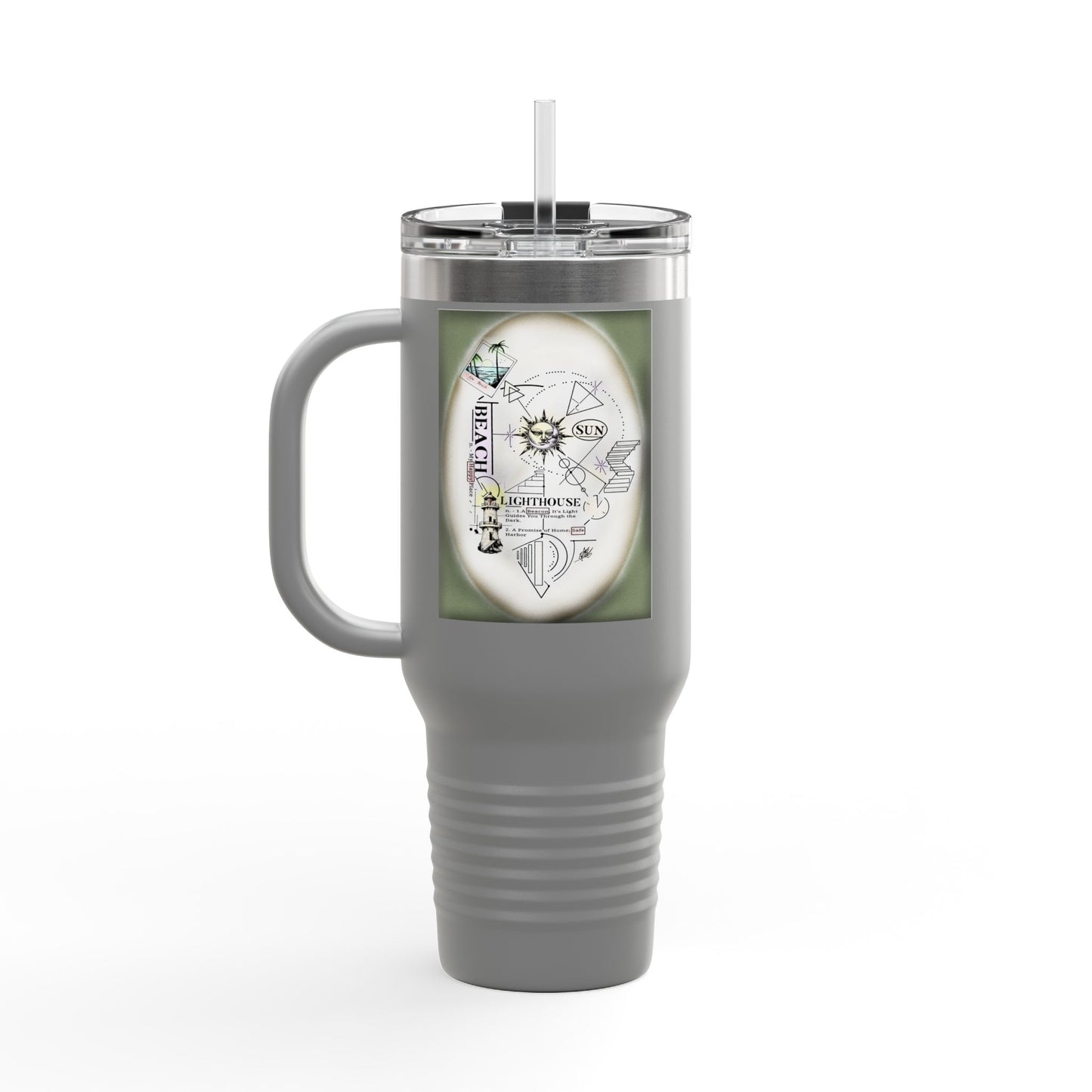 Insulated Travel Mug | Personalized Drinkware for Adventurers, Coffee Lovers, or Gifts | Perfect for Holidays | 40oz
