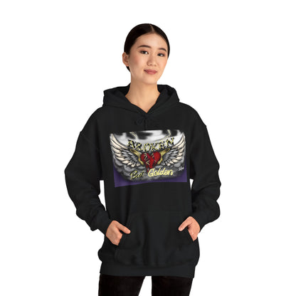 Broken But Golden Heart Unisex Hooded Sweatshirt