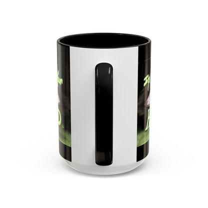 Edgy Accent Coffee Mug - Unique Gift for Artists, Home Decor, Halloween, Motivational Drinkware, Gothic Style, Mindful Daily Use