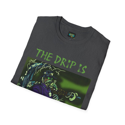 Unisex Graphic Tee - The Drip is Contagious, Trendy T-Shirt, Streetwear Fashion, Gift for Friends, Casual Wear, Hip Hop Style