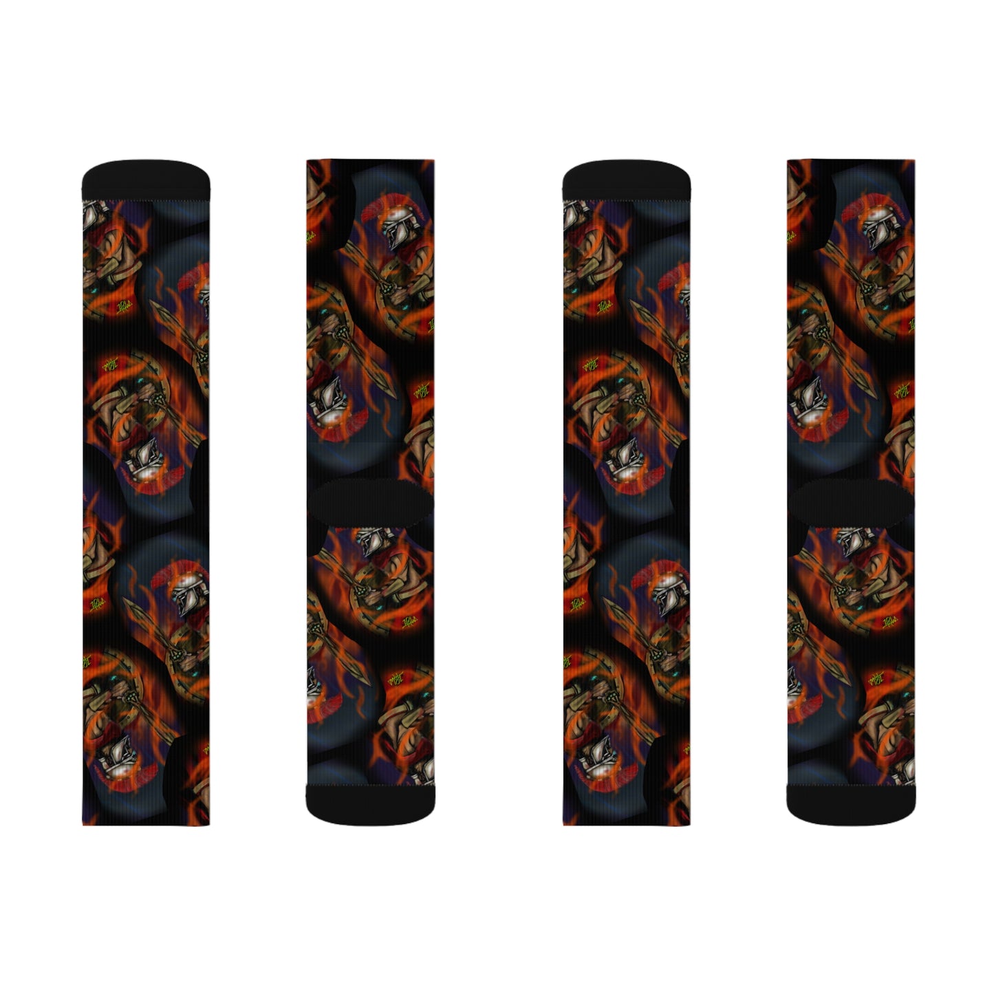 Spartan Warrior Sublimation Socks