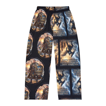 Epic #1 Dad All-Over Print Men's Pajama Pants — Norse Warrior Sleep Lounge Pants