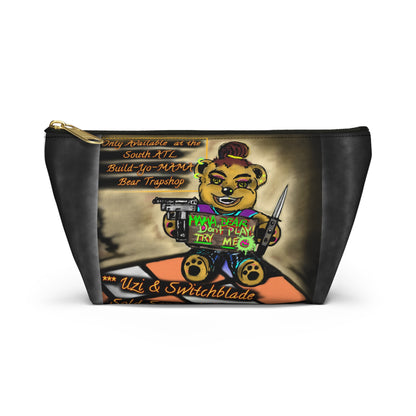 Mama Bear Accessory Pouch – Versatile Cosmetic Bag with Art Design