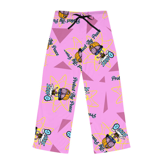 Women's Pajama Pants - Protect Thy Peace, Cozy Sleepwear, Relaxation Attire, Gift for Her, Lounge Pants, Feminine Nightwear