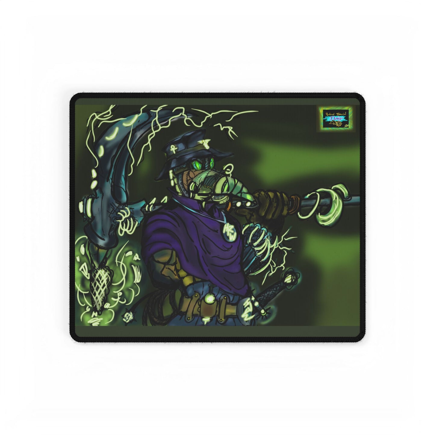 Unique Gaming Desk Mat Featuring Cool Fantasy Characters, Perfect for Gamers, Computer Accessories, Home Office, Geek Gifts, Custom Desk