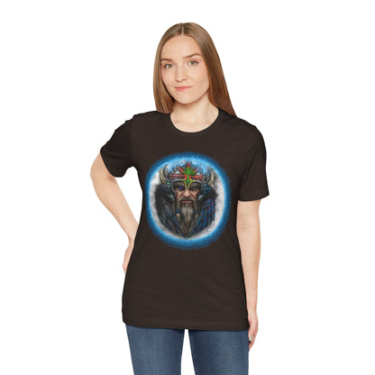 Viking King Graphic Tee — Norse Warrior Playing Card Design