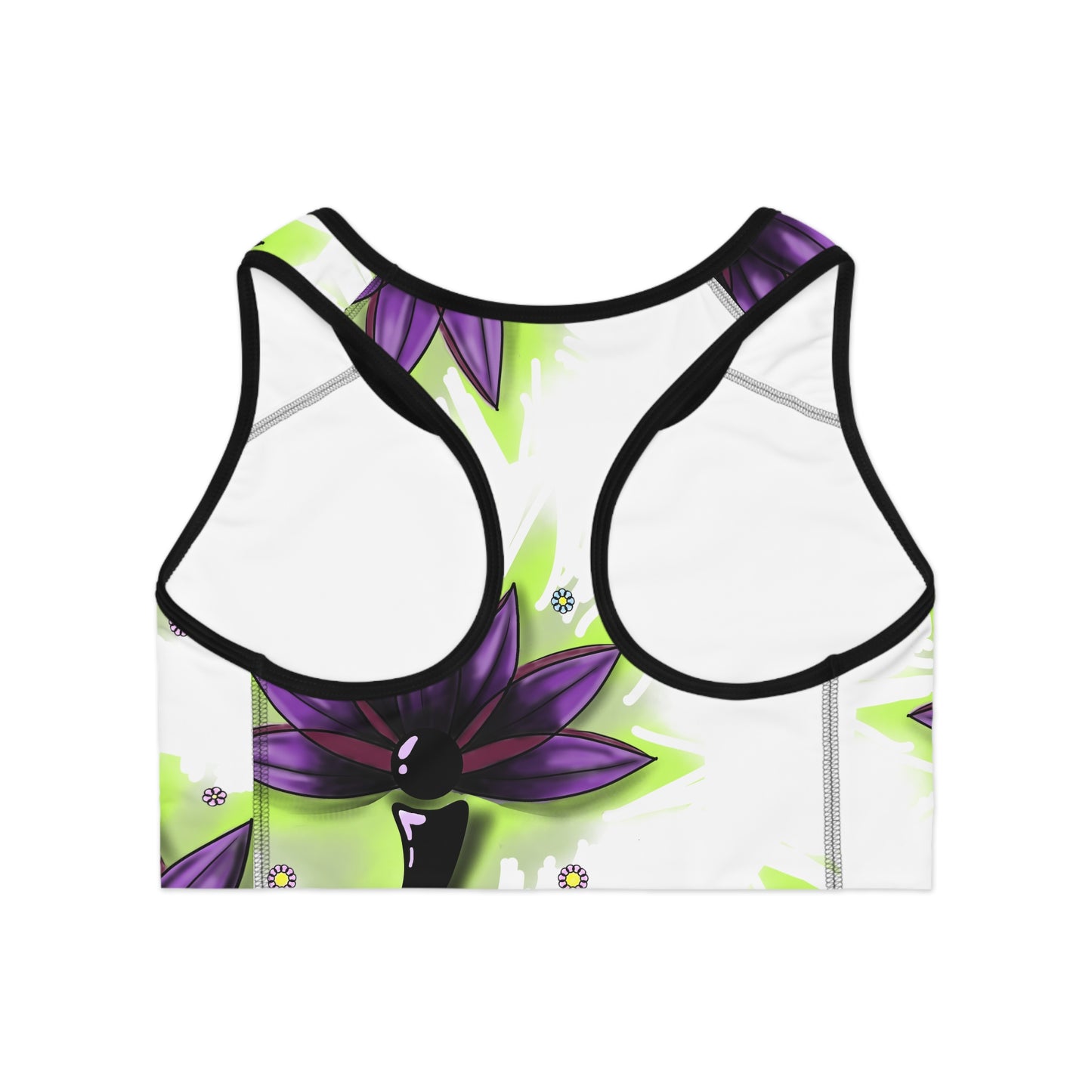 Vibrant Floral Sports Bra – Workout & Activewear for Yoga, Fitness, and Everyday Comfort