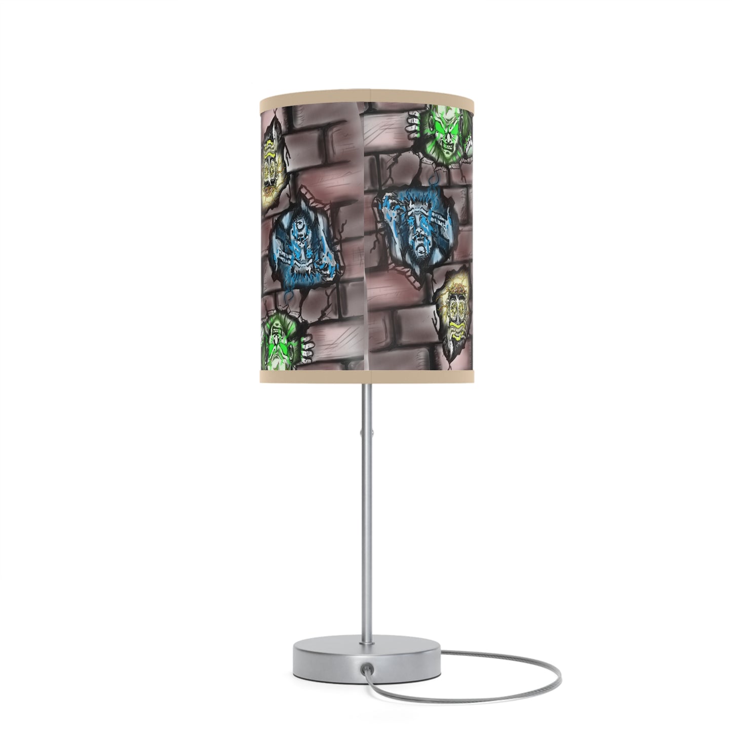 Graffiti Emotion Faces Table Lamp –Mental Expression Art Lamp (US/CA Plug)