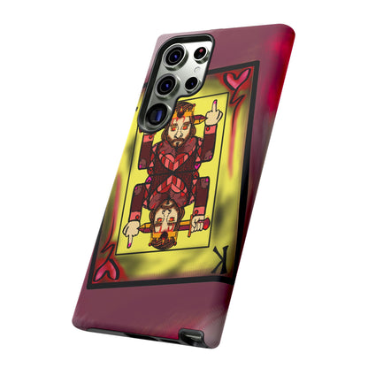 Playing Card Phone Case - Tough Cases with King Design