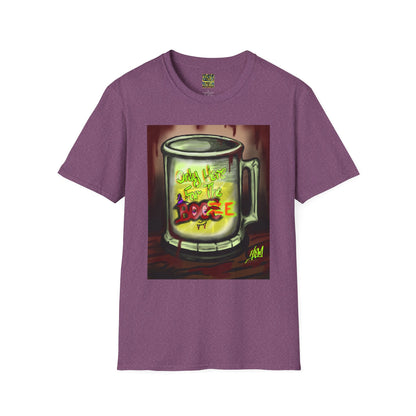Here For the Boos Unisex Softstyle T-Shirt, Casual Streetwear, Urban Fashion, Unique Graphic Tee, Perfect Gift for Art Lovers