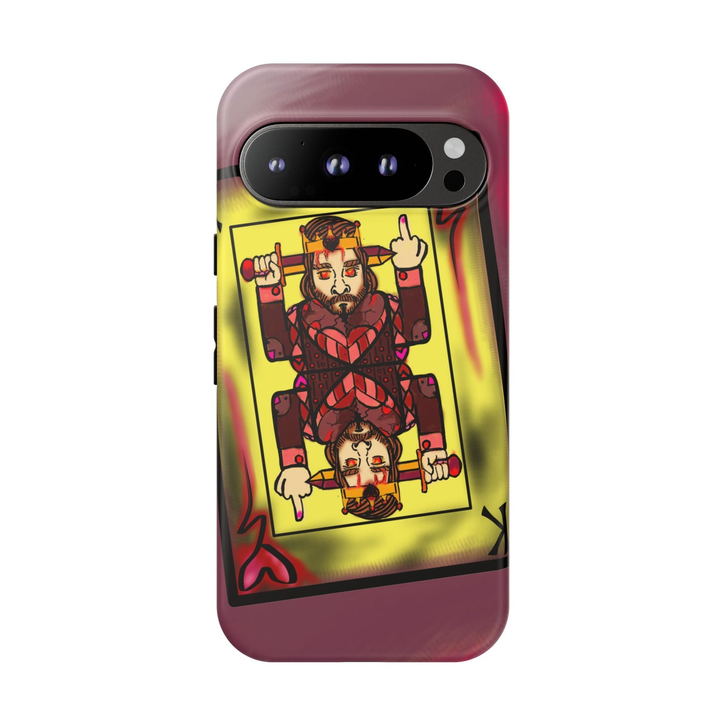 Playing Card Phone Case - Tough Cases with King Design