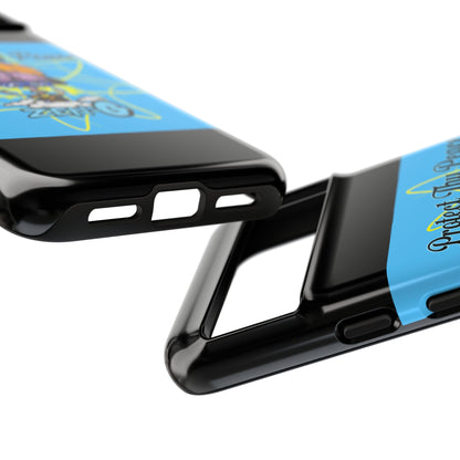 Protect Thy Peace Phone Case, Zen G Tough Case for Stress Relief, Unique Phone Accessory, Holiday Gift, Vibrant Design