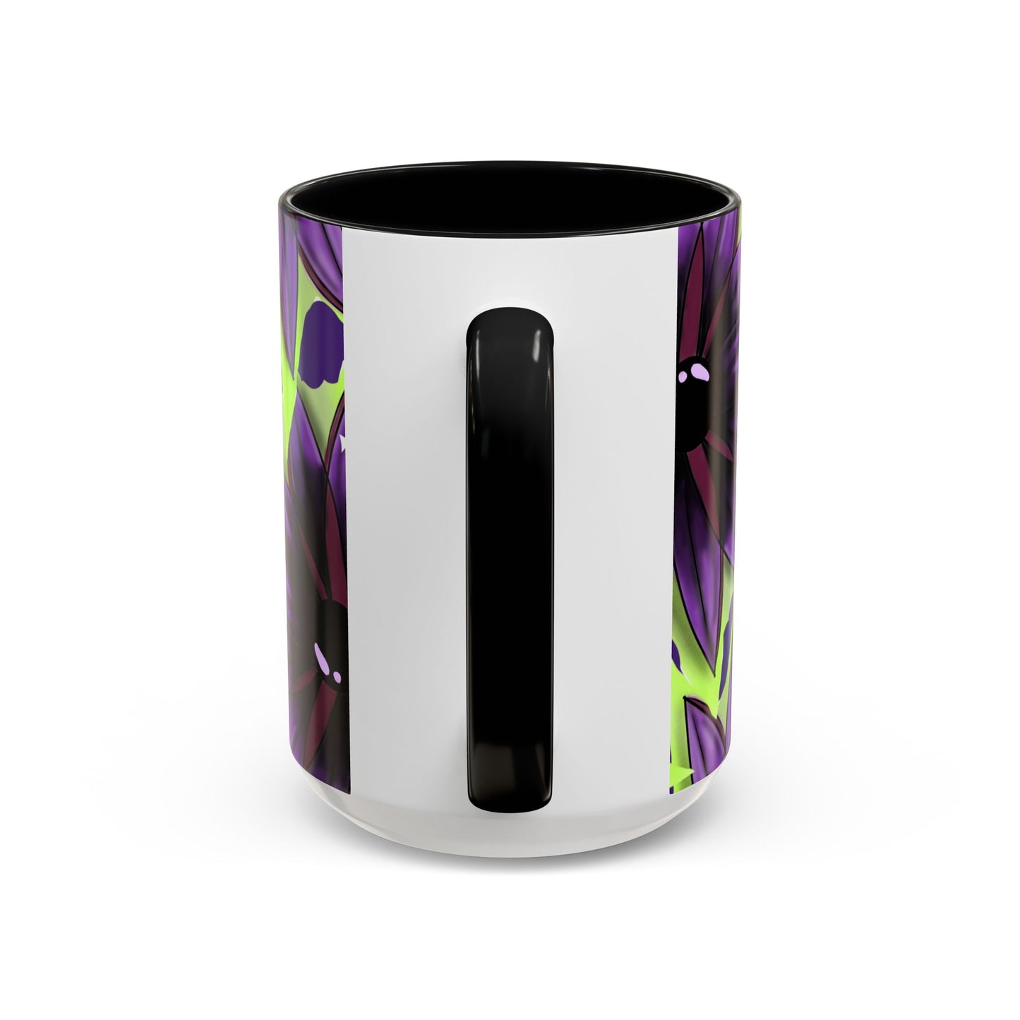 Vibrant Flower Accent Coffee Mug - 11oz & 15oz Semicolon Let Them Design