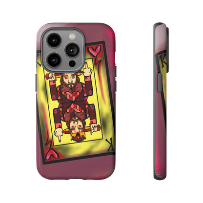 Playing Card Phone Case - Tough Cases with King Design