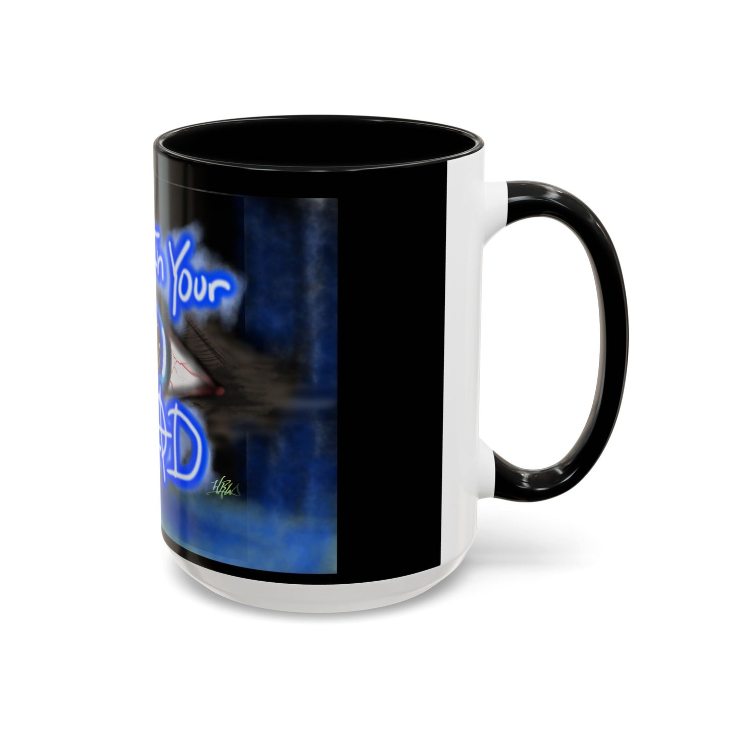 All In Your Head Accent Coffee Mug - Unique Gift for Coffee Lovers