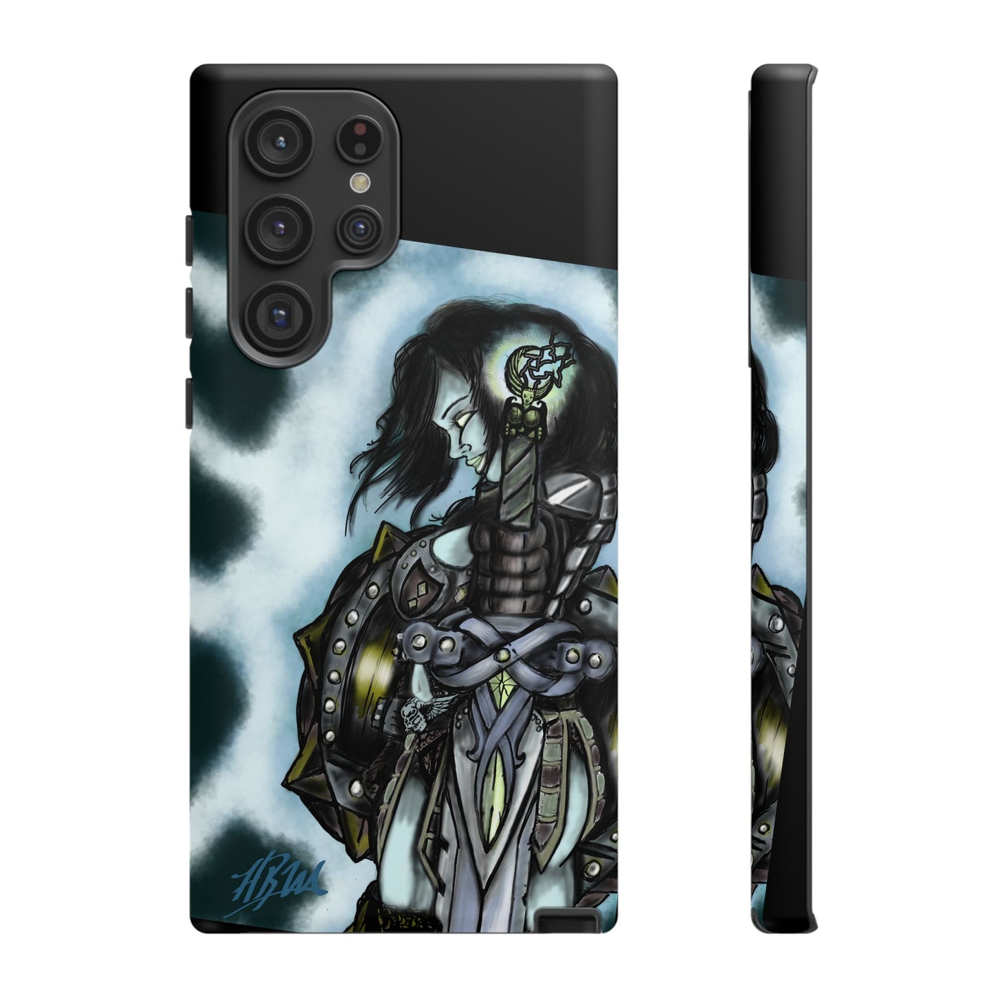 Tough Cases: Bold Warrior Phone Case - Perfect for Gamers & Fantasy Fans