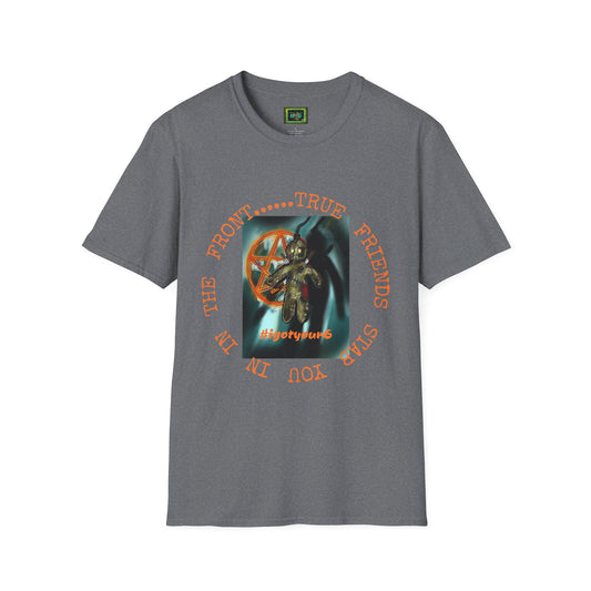 Unisex Softstyle T-Shirt - 'Down With The Sickness' Graphic Tee for Fans of Bold Art and Humor