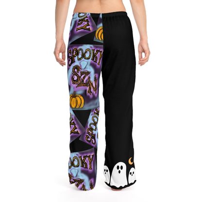 Women's Spooky Season Pajama Pants, Halloween Sleepwear, Cozy Lounge Pants, Unique Gift, Festive Bottoms
