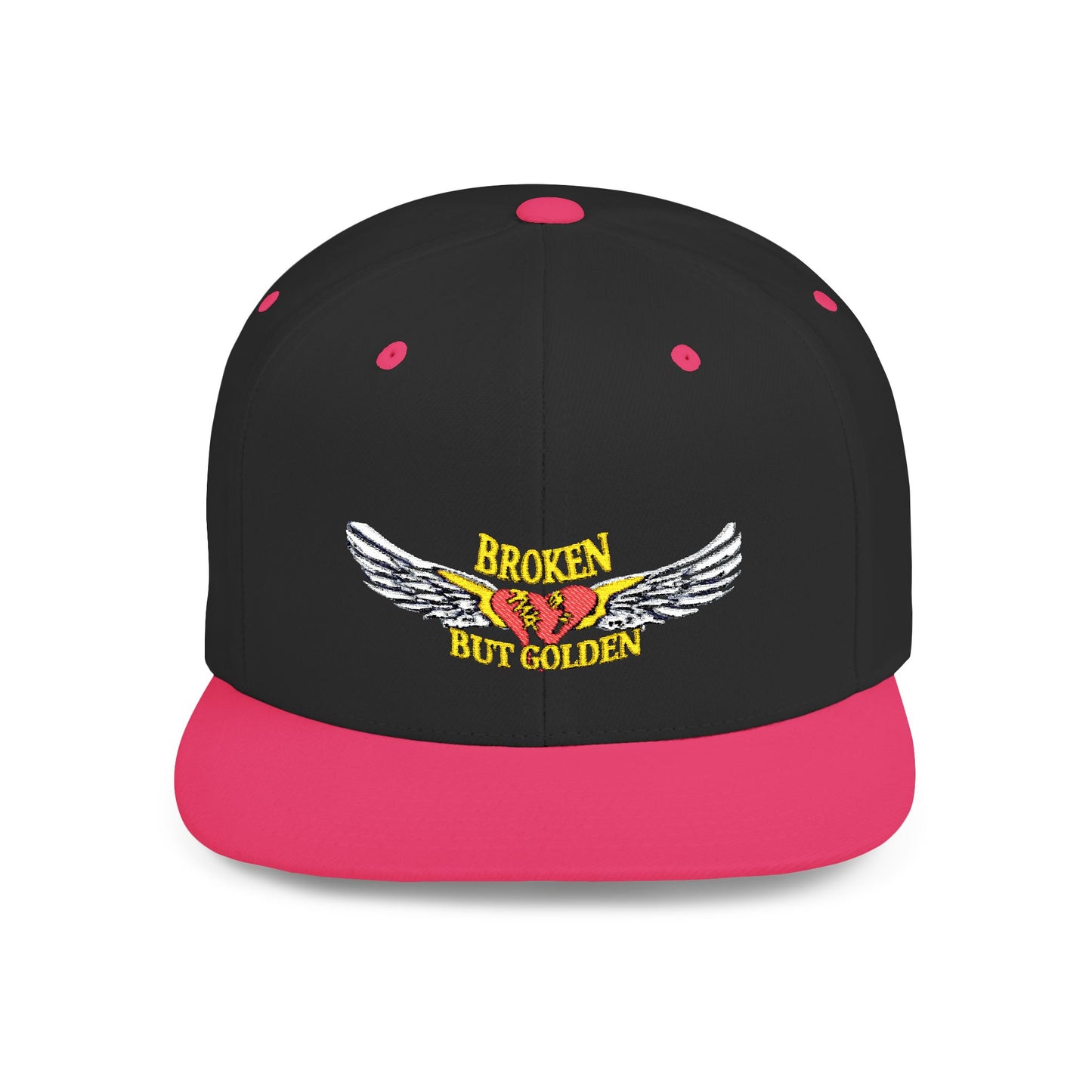 Unique Flat Bill Snapback Hat, Trendy Cap for Streetwear, Graphic Design Hat, Gift for Him, Cool Fashion Accessory