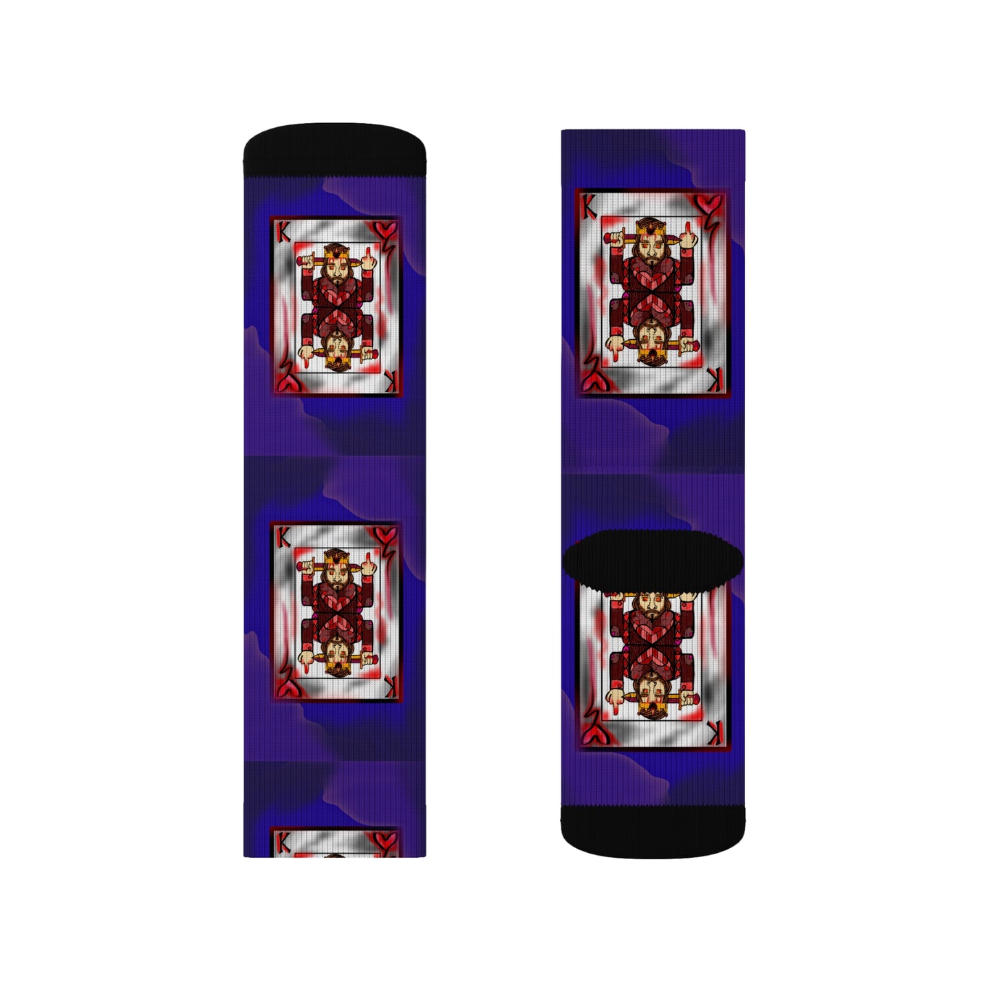 Unique Sublimation Socks - Artistic Design for Creative Souls