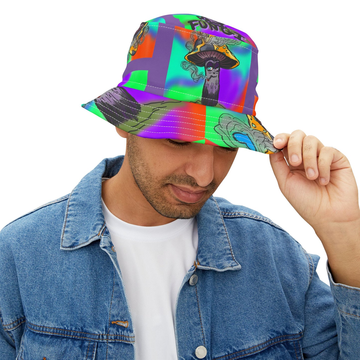 Colorful Abstract Bucket Hat, Trendy Accessories for Outdoor Fun, Summer Fashion, Festival Gear, Artistic Headwear, Unique Gifts