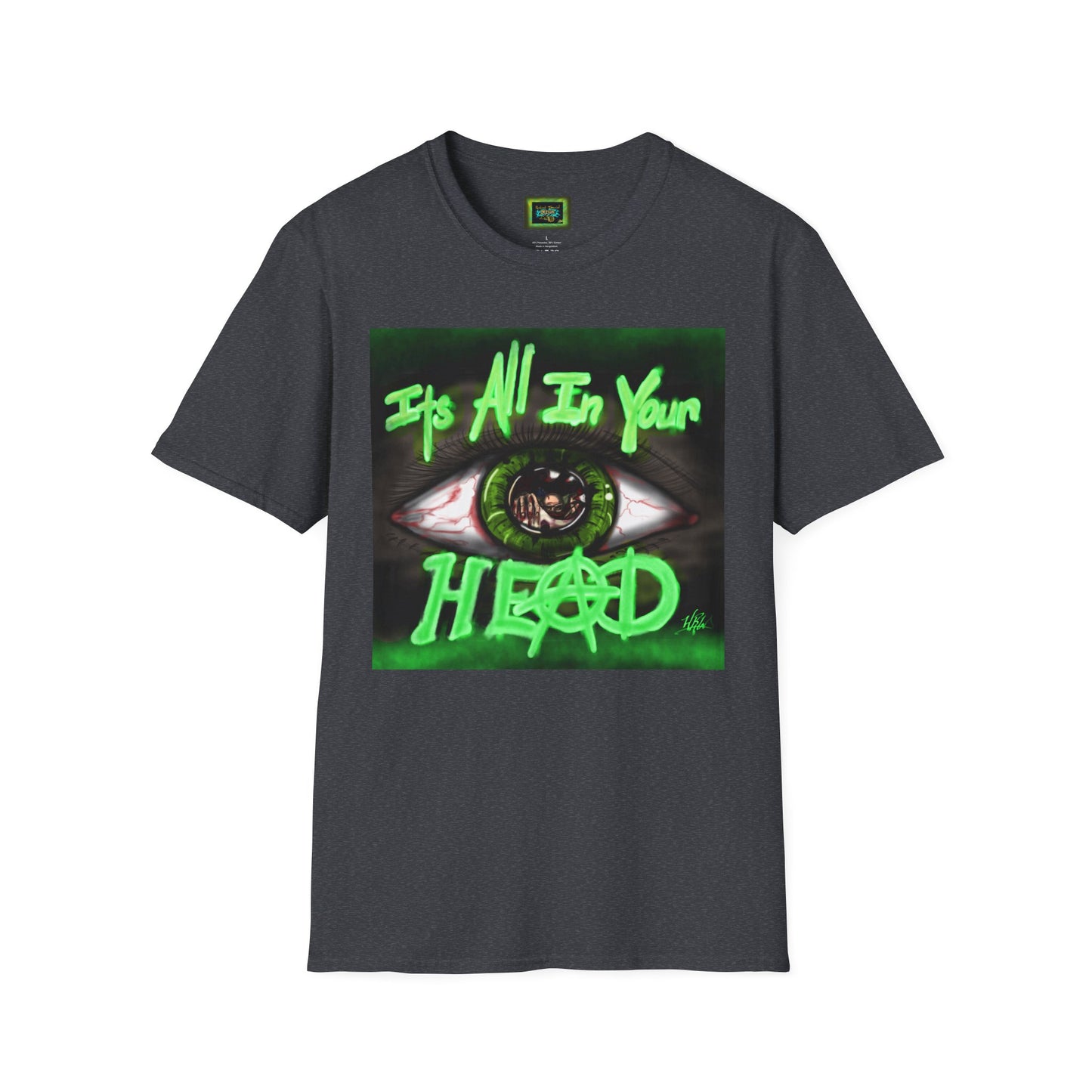 It's All In Your Head, Vintage Style Tee, Perfect for Music Lovers, Gift for Hipsters, Unique Streetwear