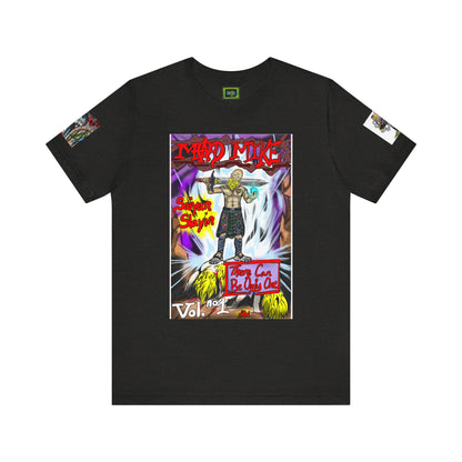 Mad Mike Graphic Tee - Unisex Short Sleeve Shirt for Retro Design Lovers