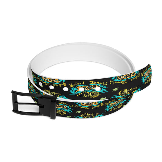 Rendered Immortal Belt, Unique Accessory, Gift Idea, Casual Wear, Adjustable Belt, Colorful Belt