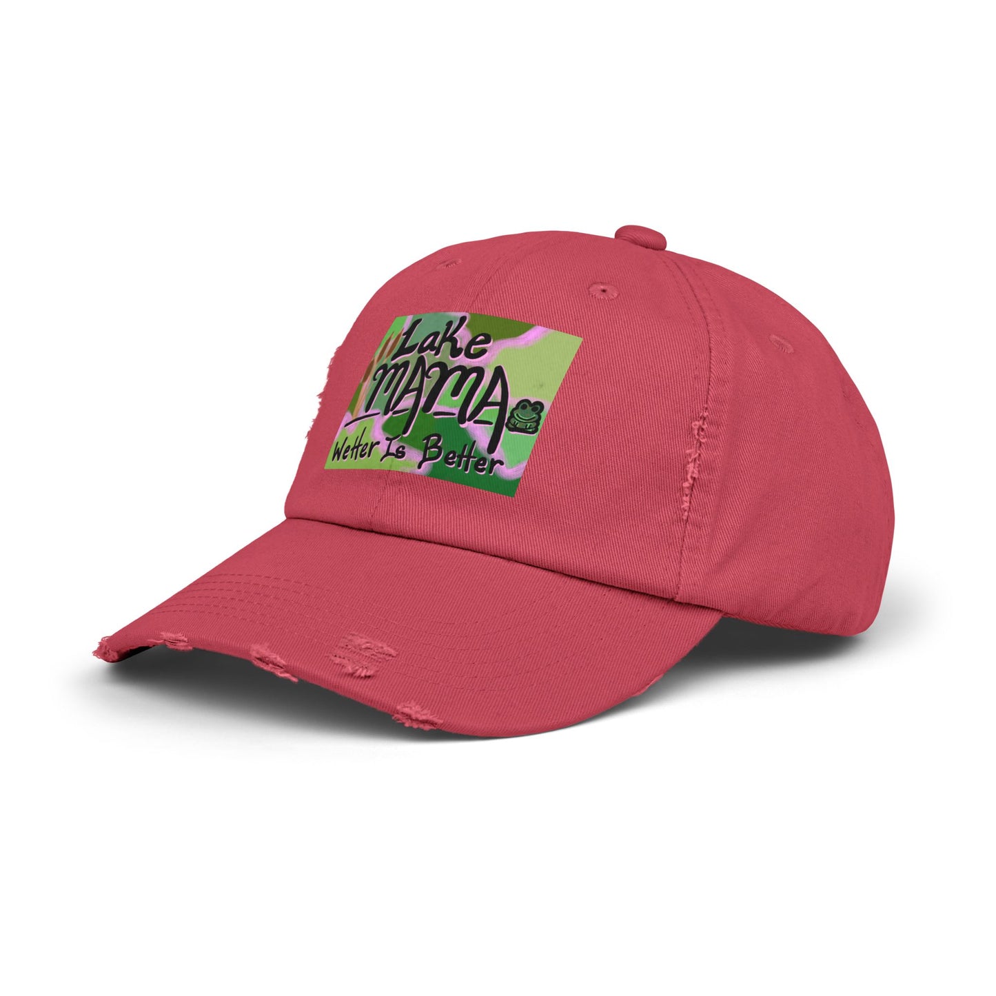 Lake Mama Distressed Cap - Perfect for Outdoor Adventures & Summertime Fun!