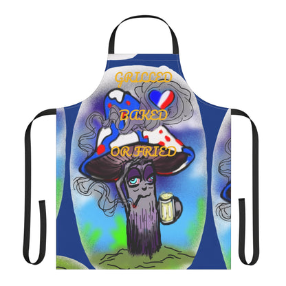 Mushroom Dude Cooking Apron for Food Lovers, Fun BBQ Gear, Unique Kitchen Gift, Quirky Chef Accessory, Perfect for Parties