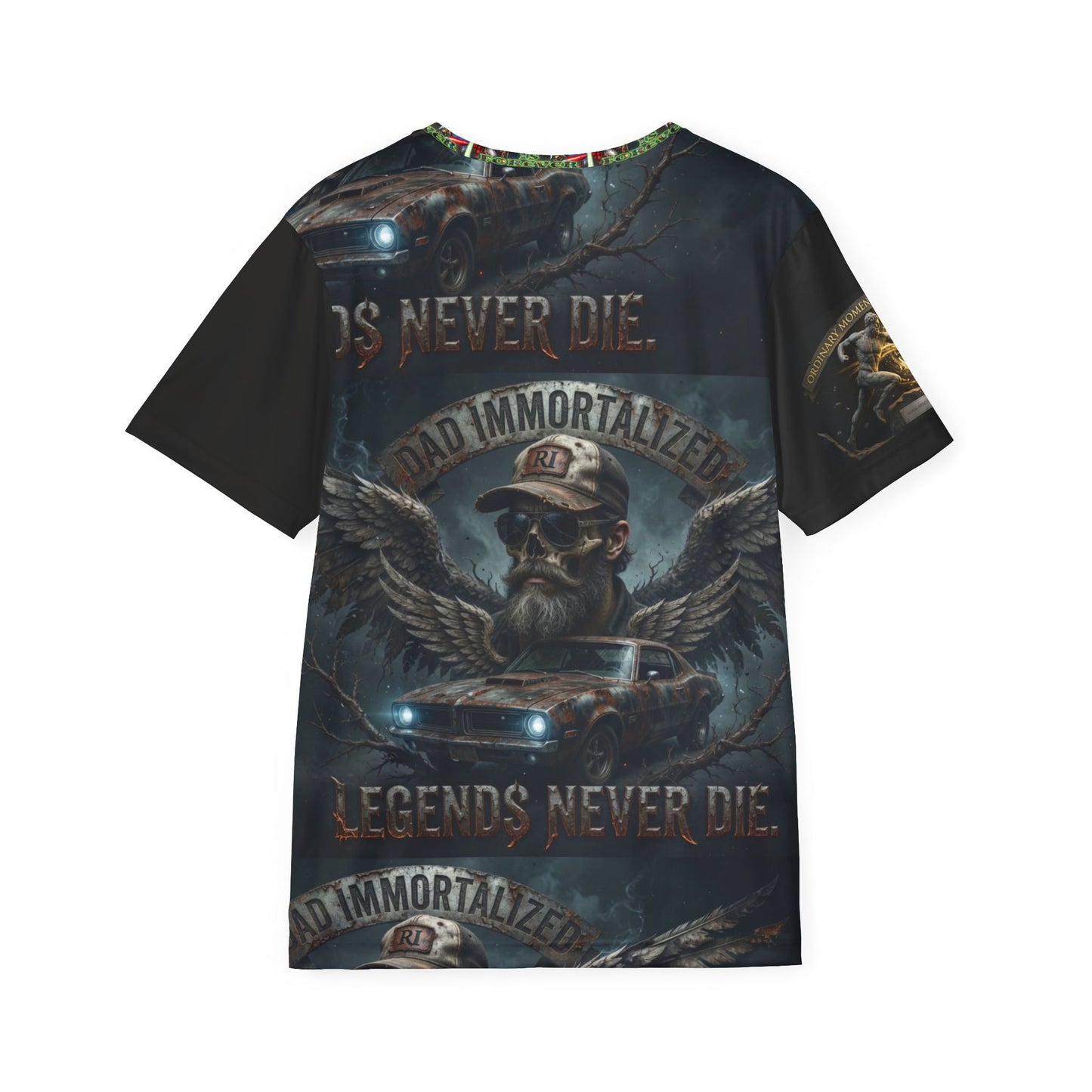 Dad Mode Activated Rocker Jersey — "Immortalized" Graphic Sports Tee
