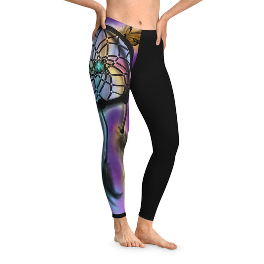 Dreamy Dreamcatcher Leggings, Colorful Workout Leggings, Unique Fashion Leggings, Boho Style Leggings, Gift for Her