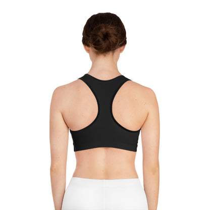 Eye-Catching Sports Bra - "It's All In Your HEAD" Graphic Design