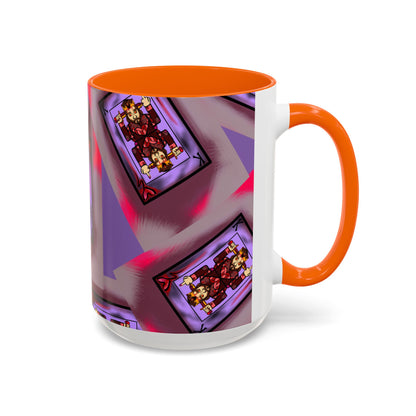 Rebellious King Coffee Mug, Unique Gift for Coffee Lovers, Artful Mug for Home, Cool Cup for Tea, Birthday Present, Fun Kitchen Decor
