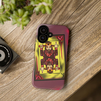 Playing Card Phone Case - Tough Cases with King Design