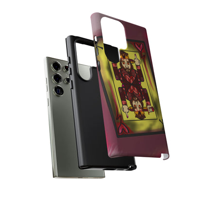 Playing Card Phone Case - Tough Cases with King Design
