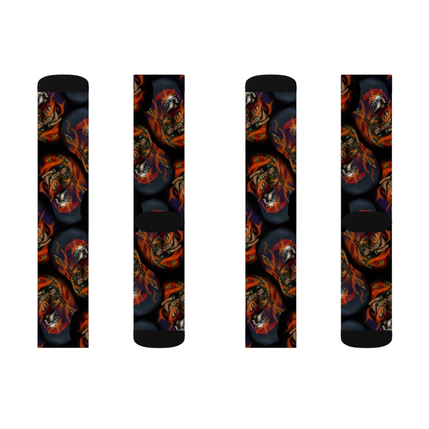 Spartan Warrior Sublimation Socks