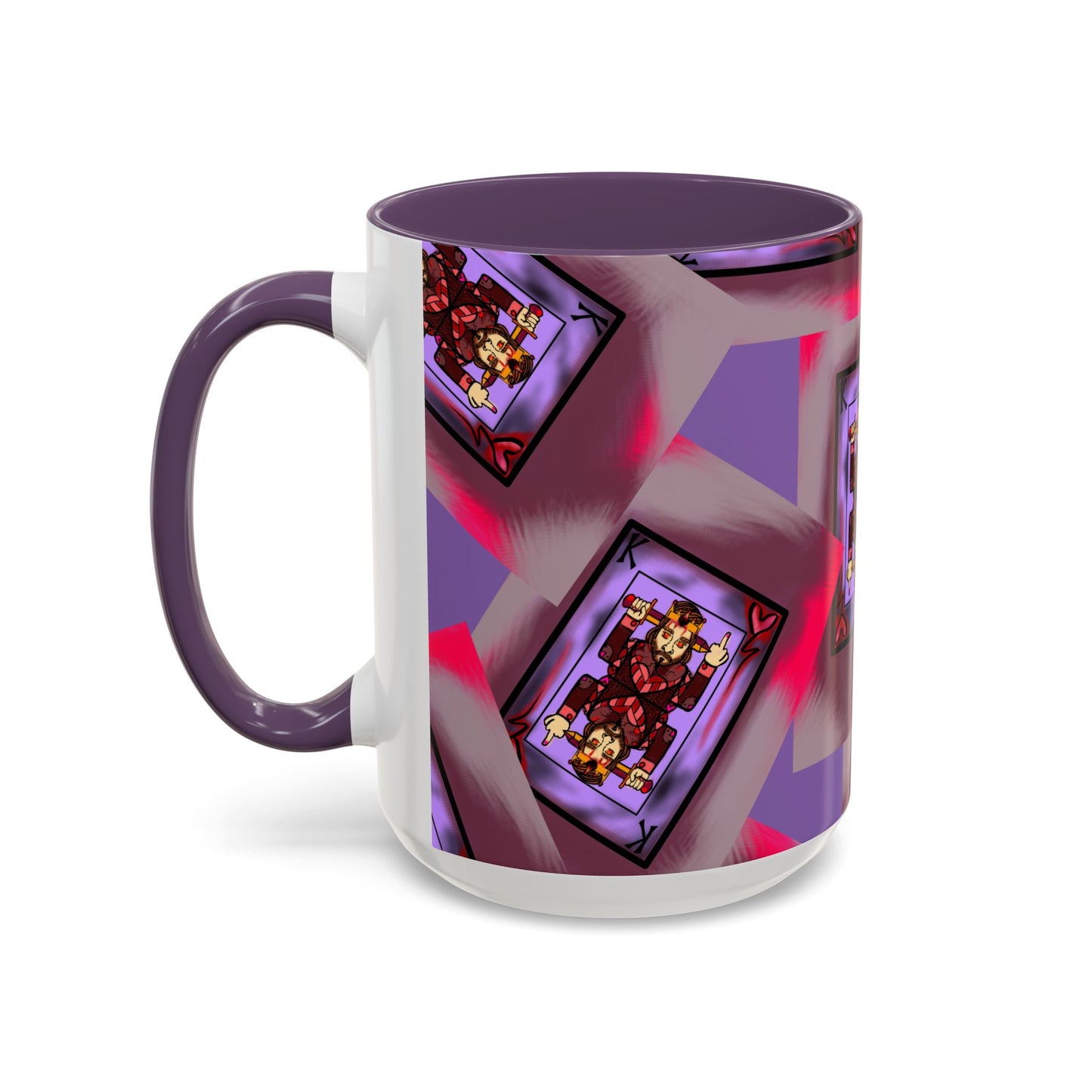 Rebellious King Coffee Mug, Unique Gift for Coffee Lovers, Artful Mug for Home, Cool Cup for Tea, Birthday Present, Fun Kitchen Decor